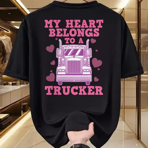 Best Truck Driver Life Shirt, Funny Trucker UnisexT-Shirt/Hoodie/Sweatshirt HLT00 - Cool Truckers Wife Gift for Women Funny Truck Driver Girl T-Shirt