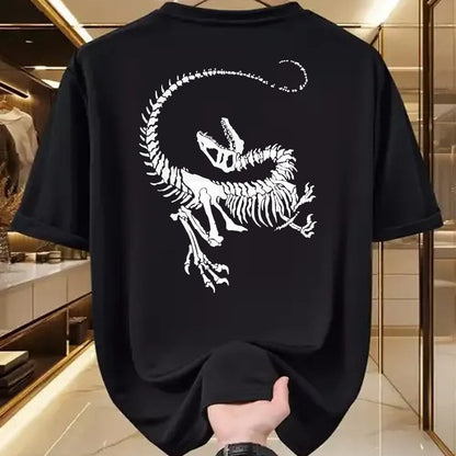 Best Dinosaur Lover Shirt, Funny Dinosaur UnisexT-Shirt/Hoodie/Sweatshirt HLT00 - Velociraptor Dinosaur Fossil Skeleton Paleontology T-Shirt, Men, Black, 3X-Large