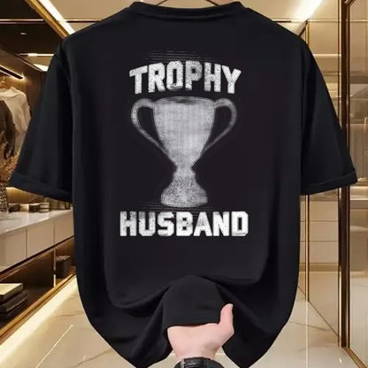 Best Wife Shirt, Wife and Husband Unisex T-Shirt/Hoodie/Sweatshirt HLT00 - Cool Vintage Style Trophy Husband Spouse T-Shirt Valentines T-Shirt