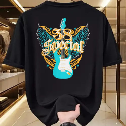 Guitar Lover Shirt, Funny Guitar UnisexT-Shirt/Hoodie/Sweatshirt HLT00 - 38 Special Guitar Wings T-Shirt