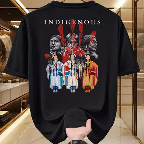 Native American T-Shirts, Vintage Native American Unisex T-Shirt/Hoodie/Sweatshirt HLT00 - Native American Indigenous Red Hand Indian Blood Themed