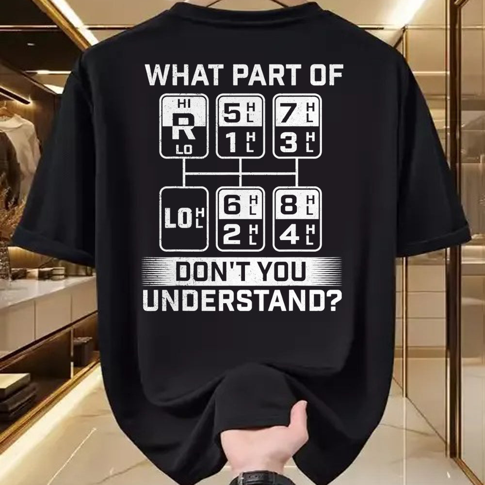 Best Truck Driver Life Shirt, Funny Trucker UnisexT-Shirt/Hoodie/Sweatshirt HLT00 - What Part Don't You Understand - Trucker Semi Truck Driver T-Shirt