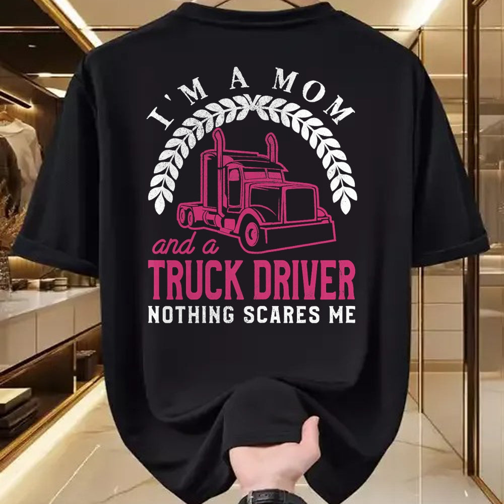 Best Truck Driver Life Shirt, Funny Trucker UnisexT-Shirt/Hoodie/Sweatshirt HLT00 - Truck Driver Mom Funny Cool Trucker Mother Gift T-Shirt