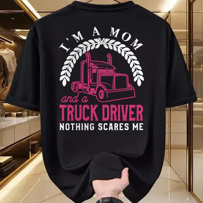 Best Truck Driver Life Shirt, Funny Trucker UnisexT-Shirt/Hoodie/Sweatshirt HLT00 - Truck Driver Mom Funny Cool Trucker Mother Gift T-Shirt