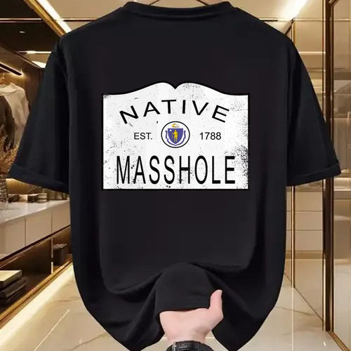 Native American T-Shirts, Vintage Native American Unisex T-Shirt/Hoodie/Sweatshirt HLT00 - Native Masshole Massachusetts MA 1788 Vintage Distressed