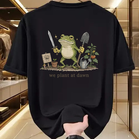 Best Farmer Life Shirt, Funny Farmer UnisexT-Shirt/Hoodie/Sweatshirt HLT00 - Women We Plant at Dawn Funny Gardening Frog Gardener Farmer T-Shirt