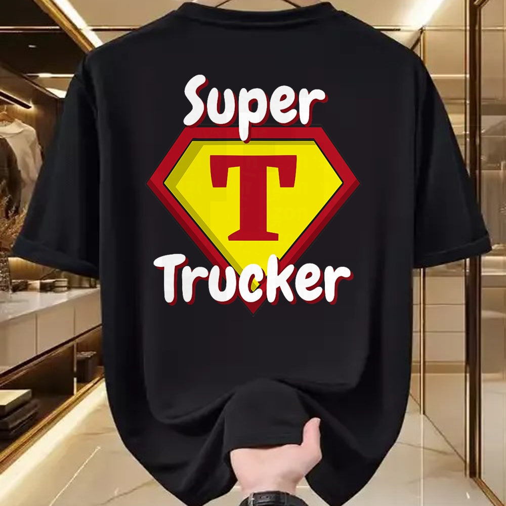 Best Truck Driver Life Shirt, Funny Trucker UnisexT-Shirt/Hoodie/Sweatshirt HLT00 - Super Trucker  Truck Driver Appreciation T-Shirt
