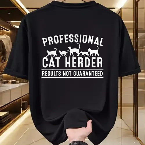 Cat Love Shirt, Funny Cat Lover Gift UnisexT-Shirt/Hoodie/Sweatshirt HLT00 - Funny Cat Herder Gift for Crazy Animal Kitten Lovers Men Women T-Shirt