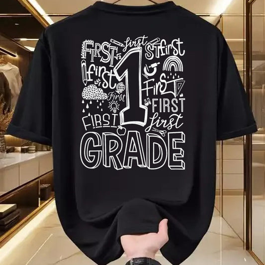 Best Student Shirt, Funny Back To School UnisexT-Shirt/Hoodie/Sweatshirt HLT00 - Typography 1st Grade Team Student Teacher T-Shirt