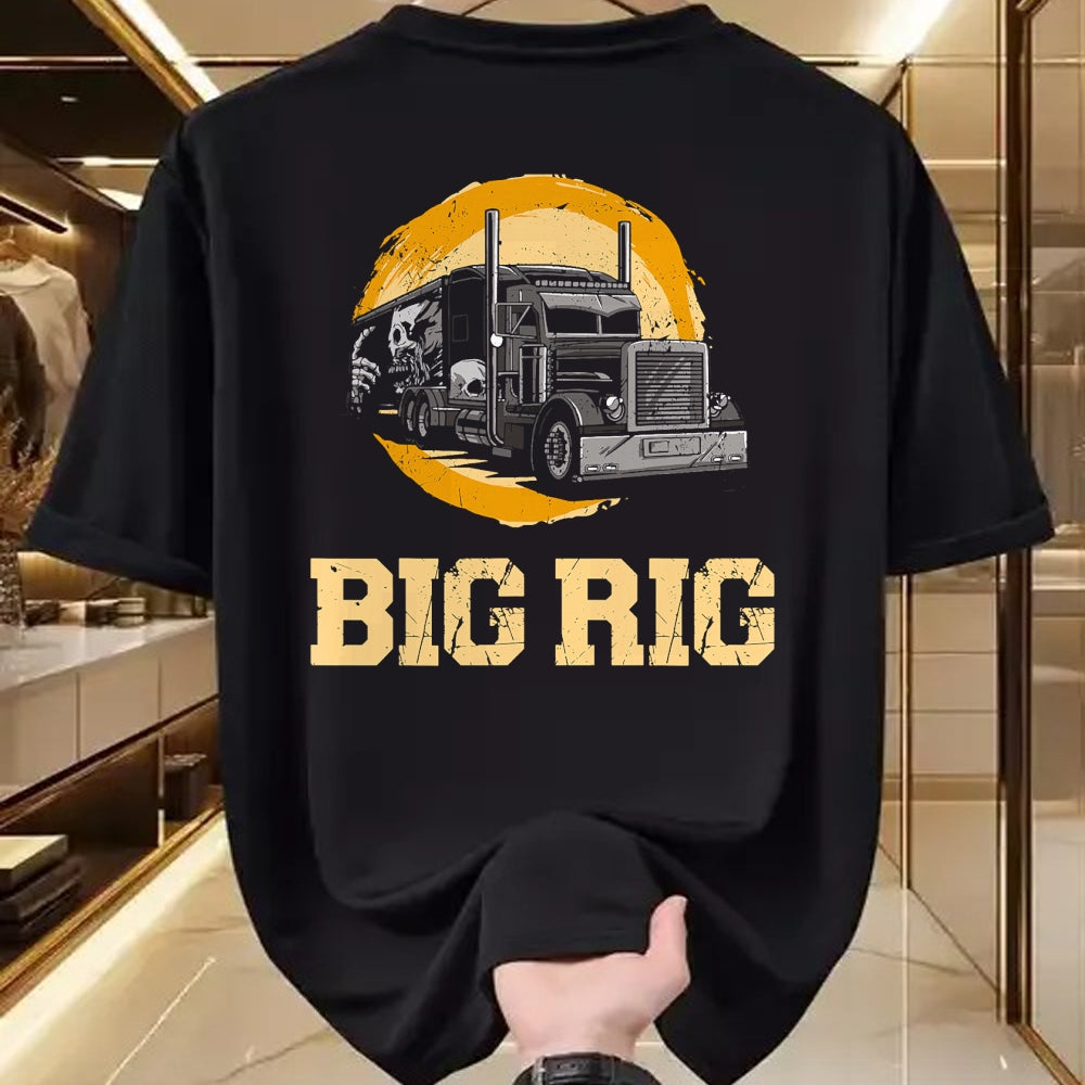 Best Truck Driver Life Shirt, Funny Trucker UnisexT-Shirt/Hoodie/Sweatshirt HLT00 - Trucker Truck Driver Vintage Big Rig T-Shirt
