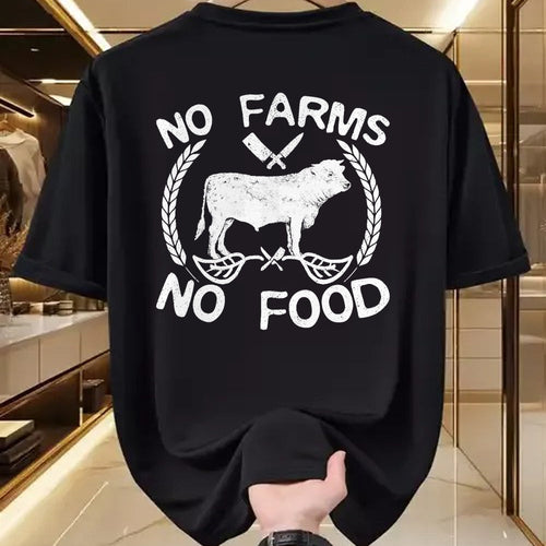 Best Farmer Life Shirt, Funny Farmer UnisexT-Shirt/Hoodie/Sweatshirt HLT00 - No Farms No Meat Farmer Gift T-Shirt