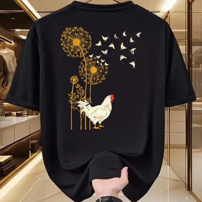 Best Farmer Life Shirt, Funny Farmer UnisexT-Shirt/Hoodie/Sweatshirt HLT00 - Farmer Poultry Bird Flower Farm Animal Dandelion Chicken T-Shirt Small