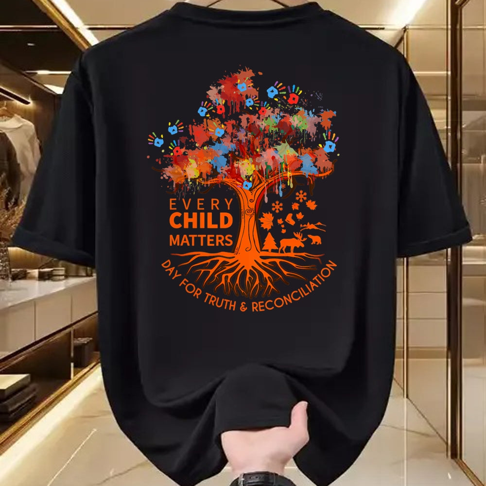 Native American T-Shirts, Vintage Native American Unisex T-Shirt/Hoodie/Sweatshirt HLT00 - Orange Unity Day Native American Every Child