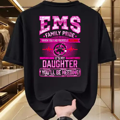 Funny Nurse Shirt, Nurse Unisex T-Shirt/Hoodie/Sweatshirt HLT00 - EMT Gift Proud Mom Dad Of EMS Paramedic Daughter F T-Shirt T-Shirt