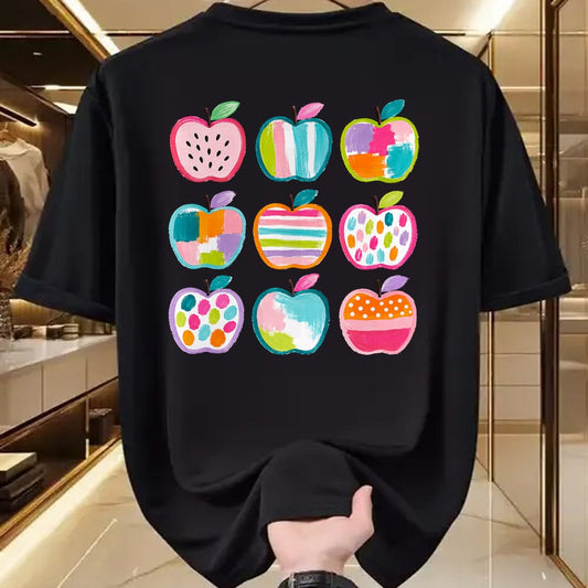 Best Teacher Shirt, Funny Teacher UnisexT-Shirt/Hoodie/Sweatshirt HLT00 - Preppy Art Apples Back to School Teacher Student Cute Apple T-Shirt