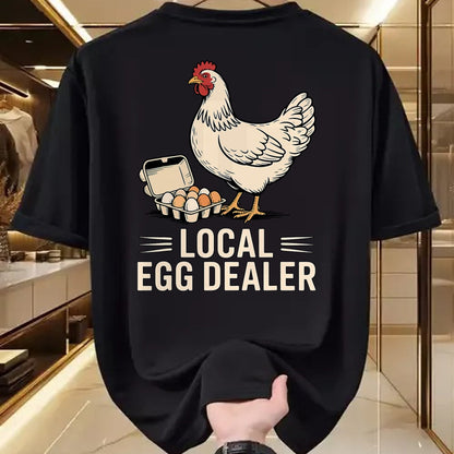 Best Farmer Life Shirt, Funny Farmer UnisexT-Shirt/Hoodie/Sweatshirt HLT00 - Vintage Local Egg Dealer Chicken Funny Farmer Easter T-Shirt