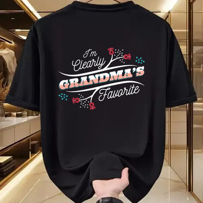 Best Grandma Shirt, Proud Grandma Unisex T-Shirt/Hoodie/Sweatshirt HLT00 - I'm Clearly Grandma's Favorite Granddaughter Grandma, T-Shirt