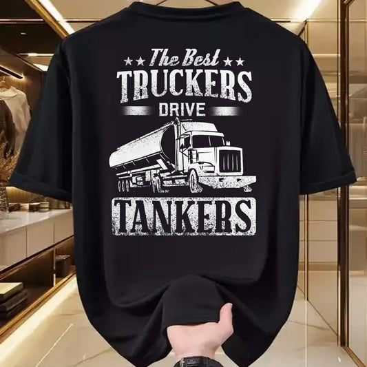 Best Truck Driver Life Shirt, Funny Trucker UnisexT-Shirt/Hoodie/Sweatshirt HLT00 - Tanker Gas Truck Tank Driver Shirt Gift for Best Truckers T-Shirt