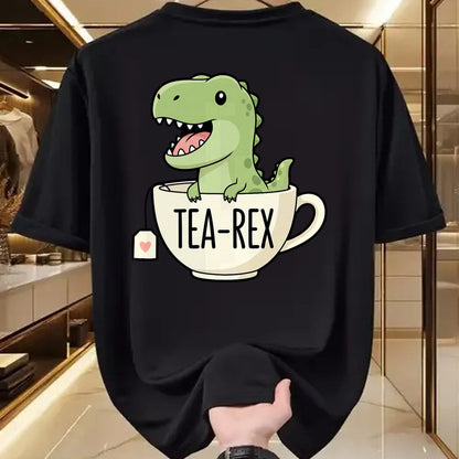 Best Dinosaur Lover Shirt, Funny Dinosaur UnisexT-Shirt/Hoodie/Sweatshirt HLT00 - Tea Rex Dinosaur Funny Cartoon T-Shirt