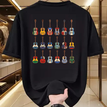 Guitar Lover Shirt, Funny Guitar UnisexT-Shirt/Hoodie/Sweatshirt HLT00 - Hispanic Heritage Month Guitar Flags for Latin American T-Shirt