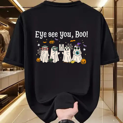 Best Doctor Shirt, Funny Doctor UnisexT-Shirt/Hoodie/Sweatshirt HLT00 - Cute Ghost Optometry Halloween Eye Doctor Ophthalmologist T-Shirt