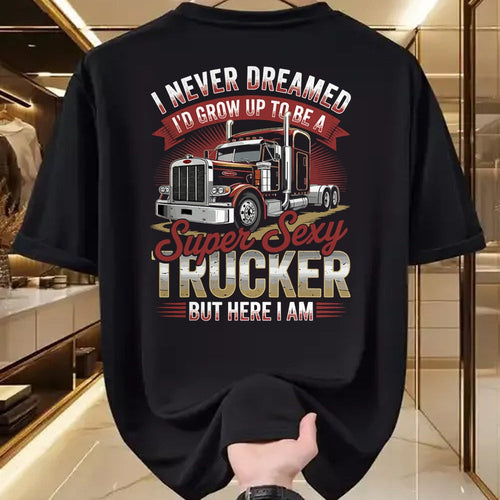 Best Truck Driver Life Shirt, Funny Trucker UnisexT-Shirt/Hoodie/Sweatshirt HLT00 - Semi Truck Driver Trucking T-Shirt (1)