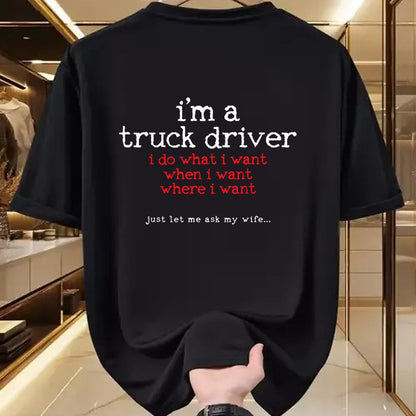 Best Truck Driver Life Shirt, Funny Trucker UnisexT-Shirt/Hoodie/Sweatshirt HLT00 - TRUCK DRIVER T-Shirt (6)