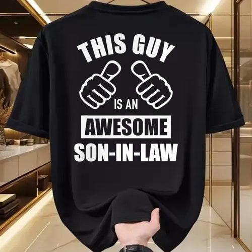 Best Wife Shirt, Wife and Husband Unisex T-Shirt/Hoodie/Sweatshirt HLT00 - This guy awesome son-in-law from father-in-law T-Shirt