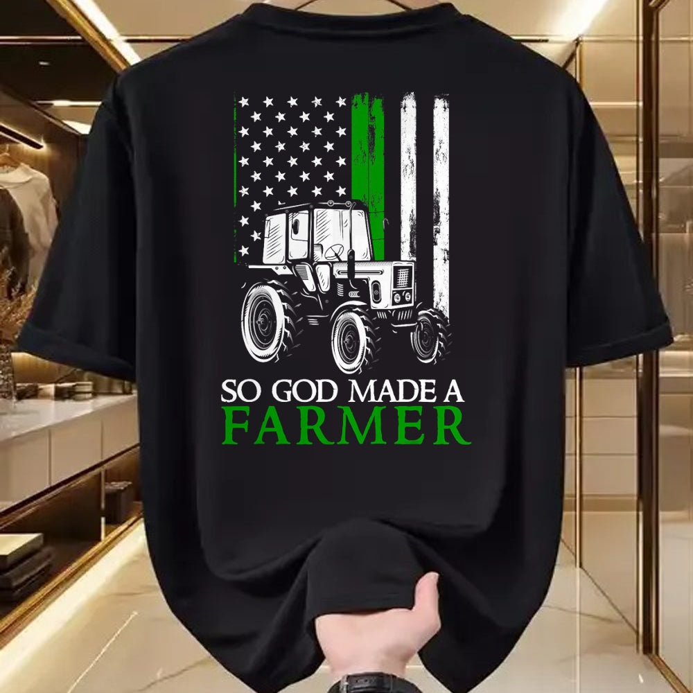 Best Farmer Life Shirt, Funny Farmer UnisexT-Shirt/Hoodie/Sweatshirt HLT00 - So God Made A Farmer, Farming Farmer T-Shirt (4)