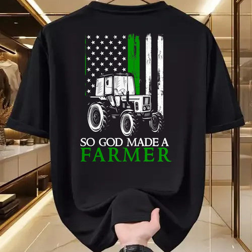 Best Farmer Life Shirt, Funny Farmer UnisexT-Shirt/Hoodie/Sweatshirt HLT00 - So God Made A Farmer, Farming Farmer T-Shirt (4)