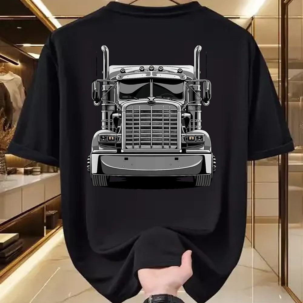 Best Truck Driver Life Shirt, Funny Trucker UnisexT-Shirt/Hoodie/Sweatshirt HLT00 - Semi Truck Driver T-Shirt, Men, Brown, Large