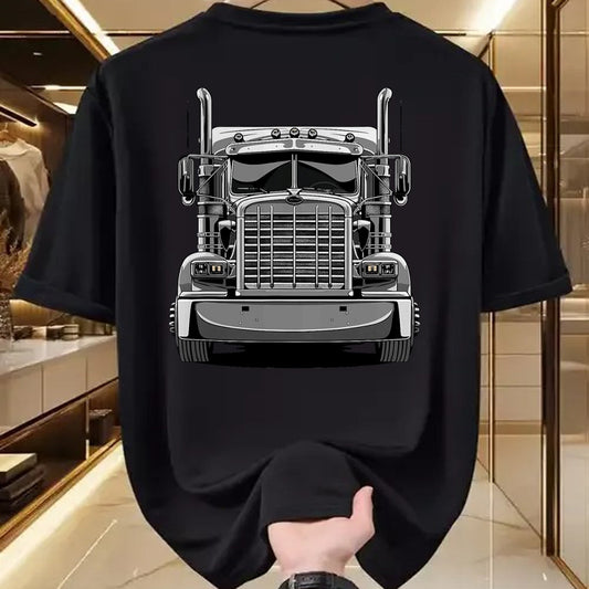 Best Truck Driver Life Shirt, Funny Trucker UnisexT-Shirt/Hoodie/Sweatshirt HLT00 - Semi Truck Driver T-Shirt, Men, Brown, Large
