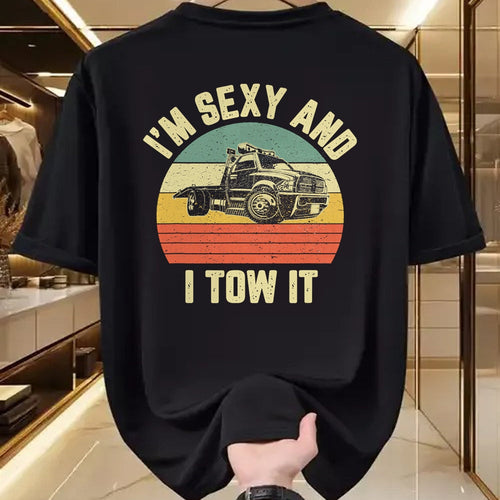 Best Truck Driver Life Shirt, Funny Trucker UnisexT-Shirt/Hoodie/Sweatshirt HLT00 - Tow Truck Driver Shirt Funny Towing Car Flat Bed Tow Truck T-Shirt