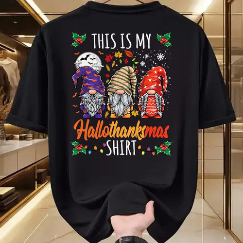 Best Thanksgiving Family Shirt , Funny Thanksgiving UnisexT-Shirt/Hoodie/Sweatshirt HLT00 - Halloween Thanksgiving Christmas Funny Hallothanksmas Gnomes T-Shirt