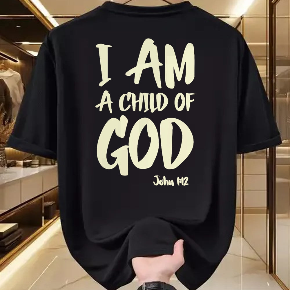 Christian Tee, Christian Faith Unisex T-Shirt/Hoodie/Sweatshirt HLT00 - I am a Child of God John 112 Have Faith in Jesus Christ T-Shirt