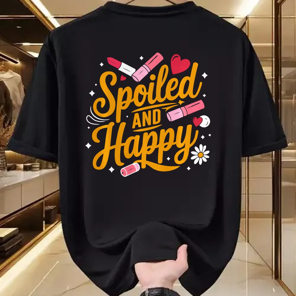 Best Wife Shirt, Wife and Husband Unisex T-Shirt/Hoodie/Sweatshirt HLT00 - Gift for wife T shirt, spoiled wife   Spoiled And Happy Spoiled Wife Sweatshirt