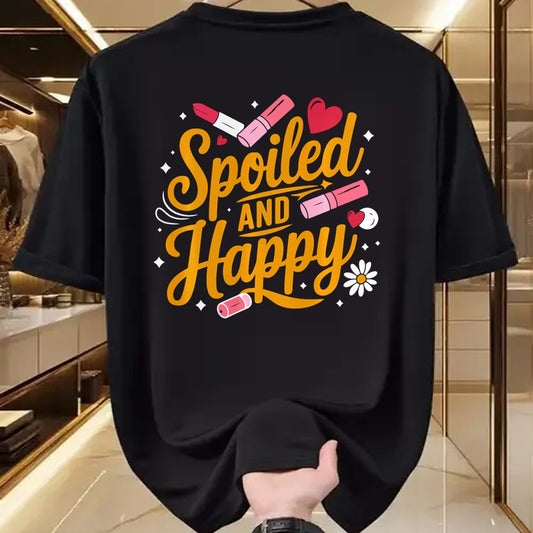 Best Wife Shirt, Wife and Husband Unisex T-Shirt/Hoodie/Sweatshirt HLT00 - Gift for wife T shirt, spoiled wife   Spoiled And Happy Spoiled Wife Sweatshirt