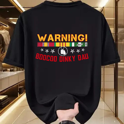 Proud Veteran Shirt, Funny Veteran UnisexT-Shirt/Hoodie/Sweatshirt HLT00 - Vietnam Veteran Shirt Boocoo Dinky Dau Tee T-Shirt