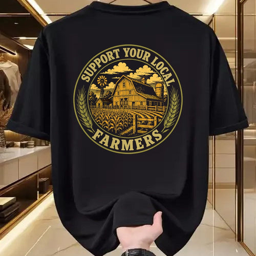 Best Farmer Life Shirt, Funny Farmer UnisexT-Shirt/Hoodie/Sweatshirt HLT00 - Support Your Local Farmers Vintage Farm Agriculture T-Shirt