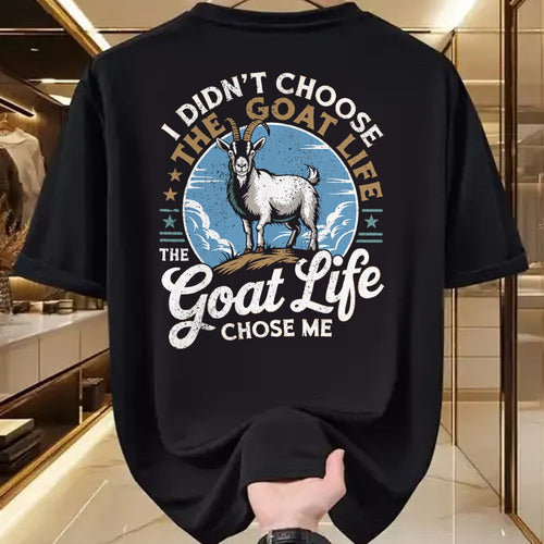 Best Farmer Life Shirt, Funny Farmer UnisexT-Shirt/Hoodie/Sweatshirt HLT00 - Goat Life Chose Me Rancher Farmer Goat Dad Funny Goat T-Shirt