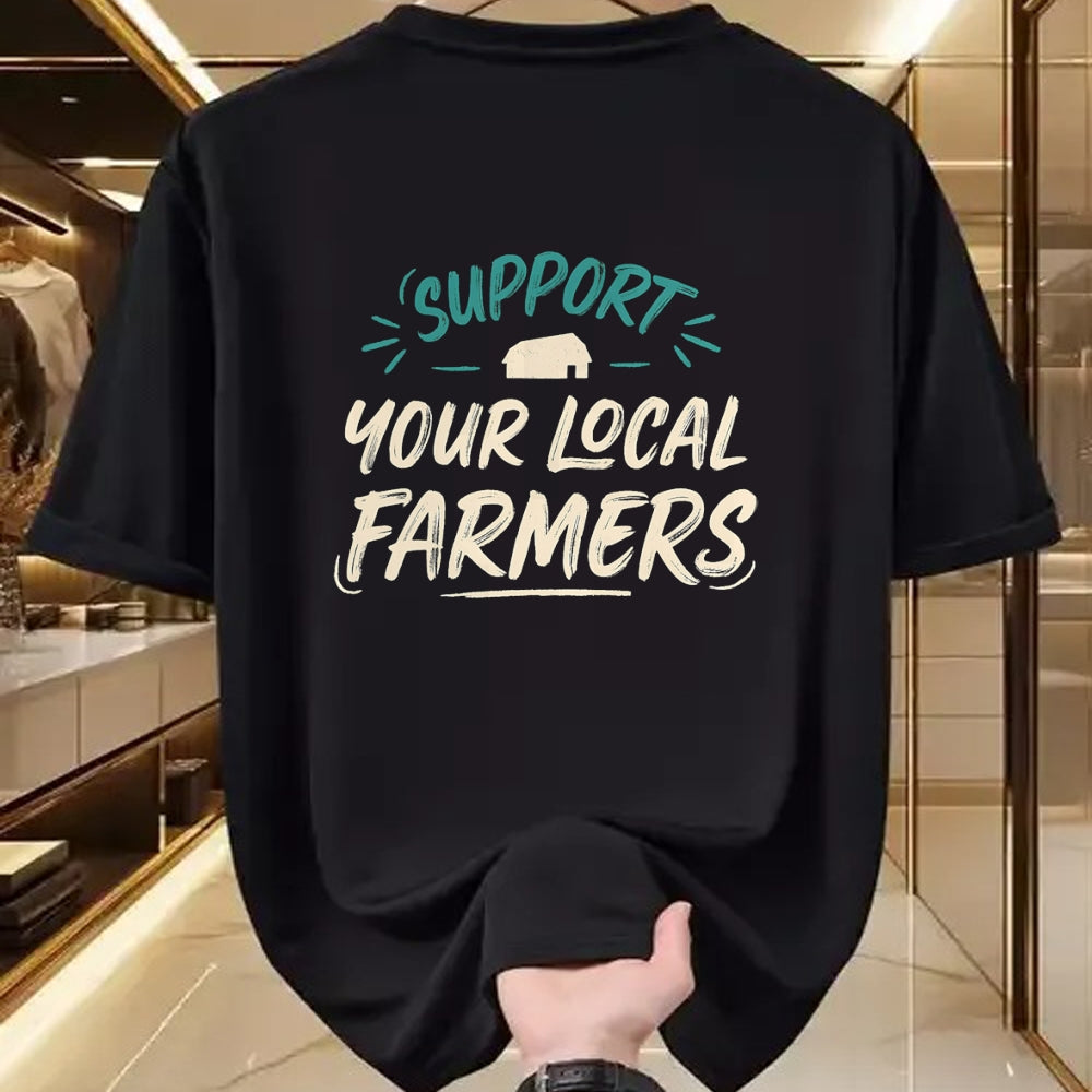 Best Farmer Life Shirt, Funny Farmer UnisexT-Shirt/Hoodie/Sweatshirt HLT00 - Support Your Local Farmers Farm Fresh Farmer Market Gift T-Shirt