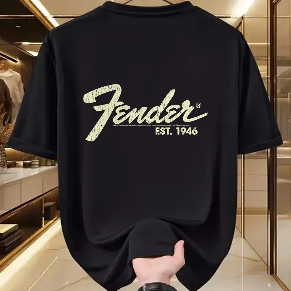 Guitar Lover Shirt, Funny Guitar UnisexT-Shirt/Hoodie/Sweatshirt HLT00 - Fender Classic Fender Est. 1946 Short Sleeve T-Shirt