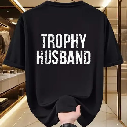 Best Wife Shirt, Wife and Husband Unisex T-Shirt/Hoodie/Sweatshirt HLT00 - Trophy Husband T-Shirt