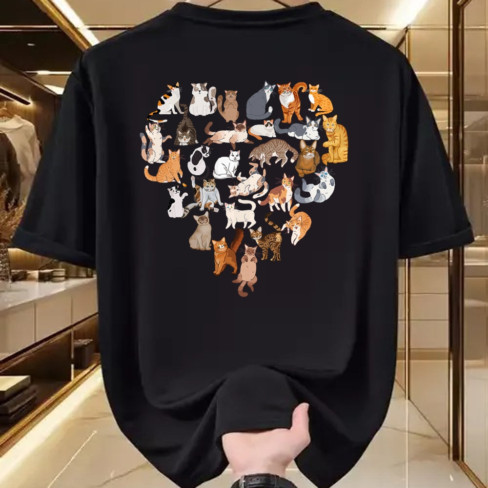 Cat Love Shirt, Funny Cat Lover Gift UnisexT-Shirt/Hoodie/Sweatshirt HLT00 - Cats Love Kitty Nerd Cat Lovely Kitten Lovers T-Shirt