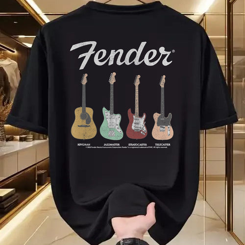 Guitar Lover Shirt, Funny Guitar UnisexT-Shirt/Hoodie/Sweatshirt HLT00 - Fender Vintage Guitar Lineup T-Shirt Small