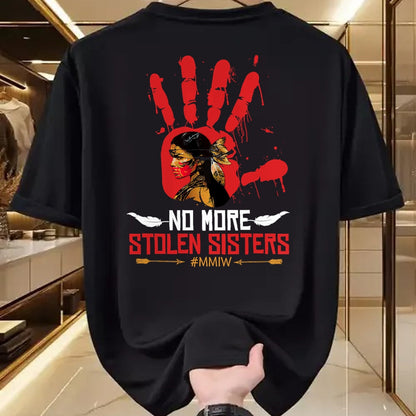 Native American T-Shirts, Vintage Native American Unisex T-Shirt/Hoodie/Sweatshirt HLT00 - Honor Awareness Native Americans No More Stolen Sisters (1)