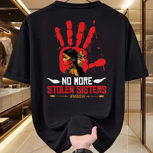 Native American T-Shirts, Vintage Native American Unisex T-Shirt/Hoodie/Sweatshirt HLT00 - Honor Awareness Native Americans No More Stolen Sisters (1)