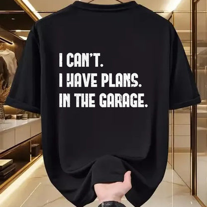 Best Mechanic Life Shirt, Funny Mechanic UnisexT-Shirt/Hoodie/Sweatshirt HLT00 - I Cant I Have Plans In The Garage Fathers Day Car Mechanics Short Sleeve T-Shirt