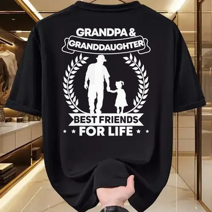 Best Grandpa Shirt, Proud Grandpa Unisex T-Shirt/Hoodie/Sweatshirt HLT00 - Grandfather Granddaughter Grandpa and Granddaughter Matching T-Shirt