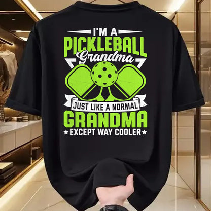 Funny Pickleball Shirt, Pickleball Lover Unisex T-Shirt/Hoodie/Sweatshirt HLT00 - Funny Pickleball Grandma Women Girls Pickle Ball Player T-Shirt